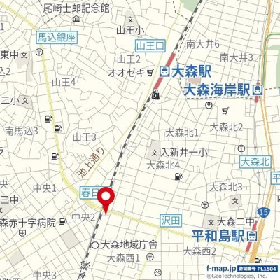 【地図】 | クィーンシティ大森