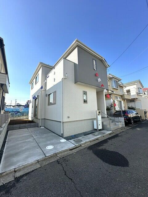 市川宮久保６丁目　第２期の前面道路含む現地写真