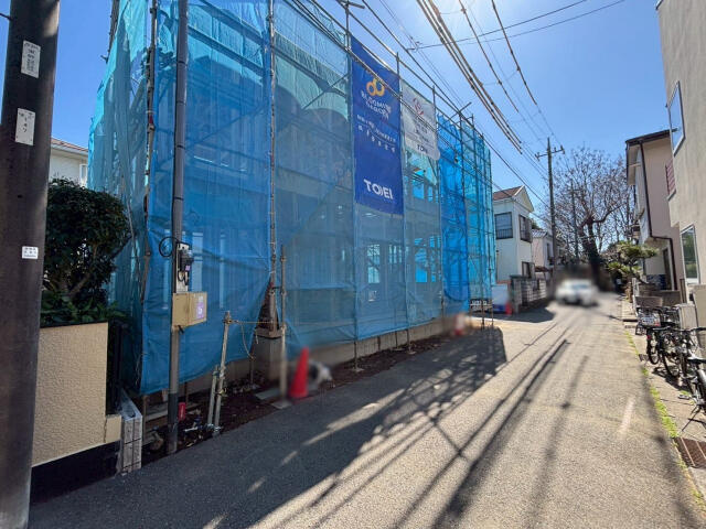 ブルーミングガーデン　市川市宮久保４丁目１棟／１期１号棟の前面道路含む現地写真|前面道路含む現地土地写真