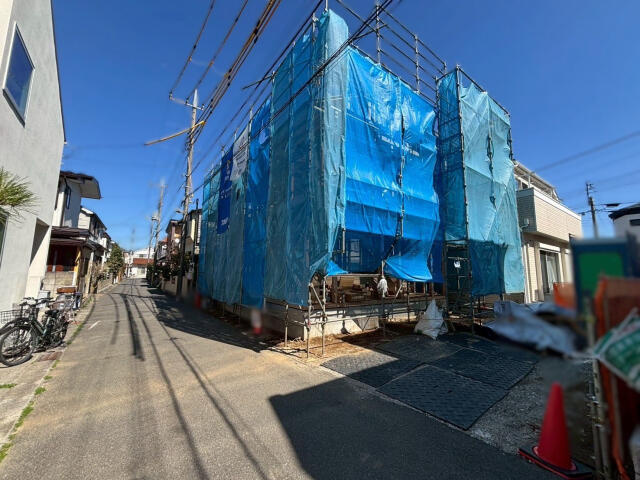 ブルーミングガーデン　市川市宮久保４丁目１棟／１期１号棟の前面道路含む現地写真|前面道路含む現地土地写真