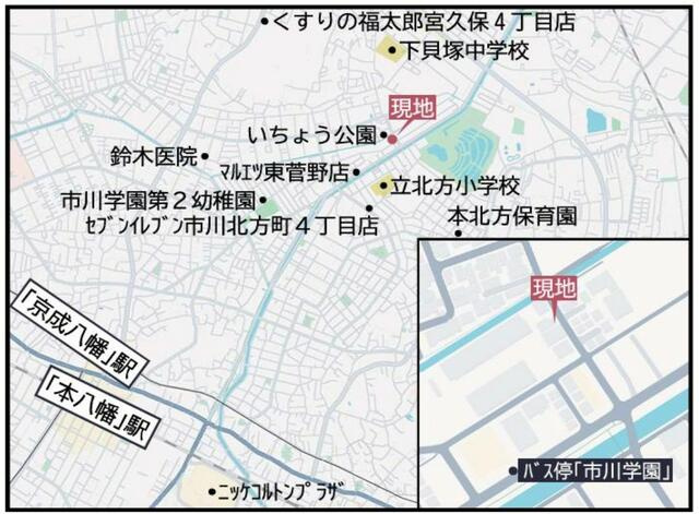 市川市東菅野　新築　室内完成しましたの地図
