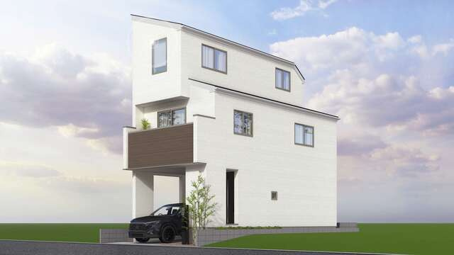 ４３１５市川市宝２期１棟の外観パース