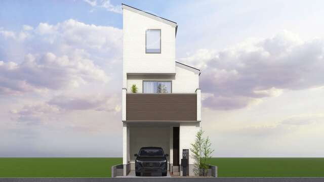 ４３１５市川市宝２期１棟の外観パース