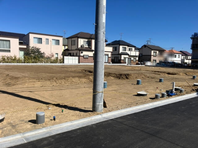 ブルーミングガーデン　松戸市小金原５丁目９棟／１期７号棟の前面道路含む現地写真|★販売現地★