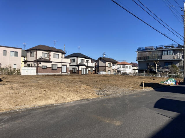 ブルーミングガーデン　松戸市小金原５丁目９棟／１期４号棟の前面道路含む現地写真|★販売現地★