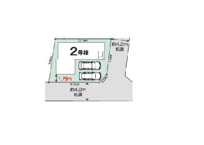 船橋大穴南５丁目　第１期の区画図