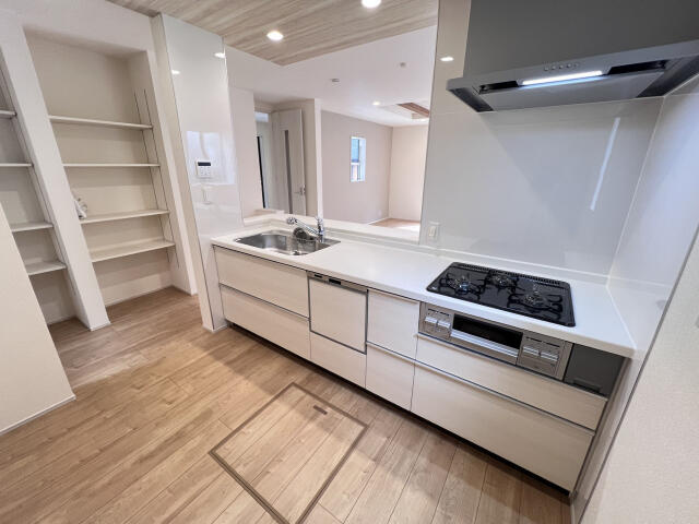ブルーミングガーデン　船橋市三山１丁目１棟／１期１号棟のキッチン|【システムキッチン】