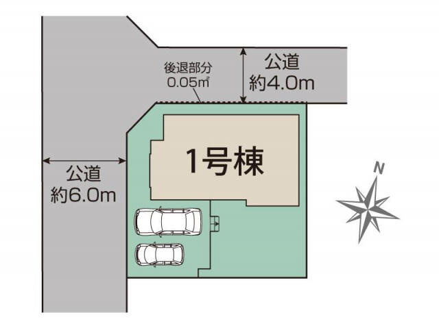 ブルーミングガーデン　船橋市松が丘３丁目１棟／１期１号棟の区画図|船橋市松が丘3丁目1棟区画図