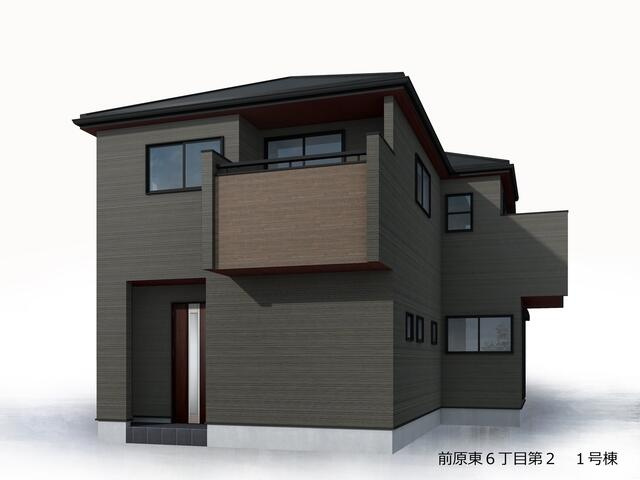 前原東６丁目第２の外観パース|完成予想図（外観）