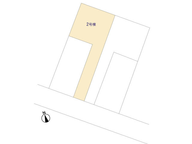 ４３４１鎌ヶ谷市南初富２３期４棟の区画図