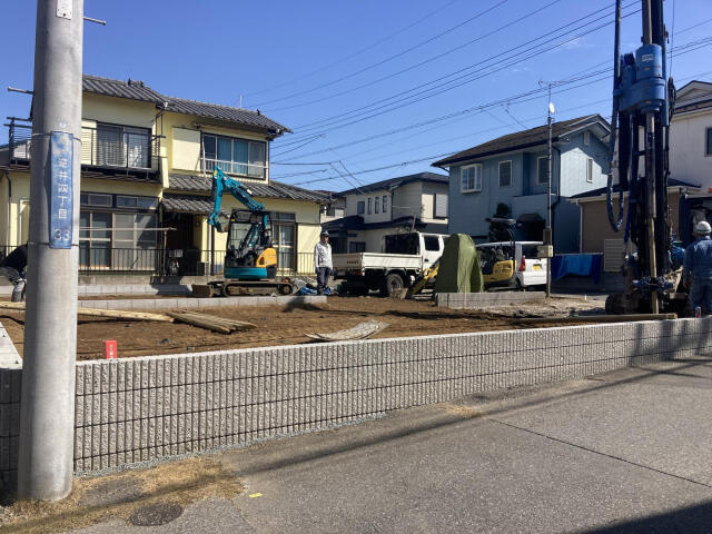 ブルーミングガーデン　柏市逆井４丁目２棟／１期１号棟の前面道路含む現地写真|★販売現地★2026.3.7撮影