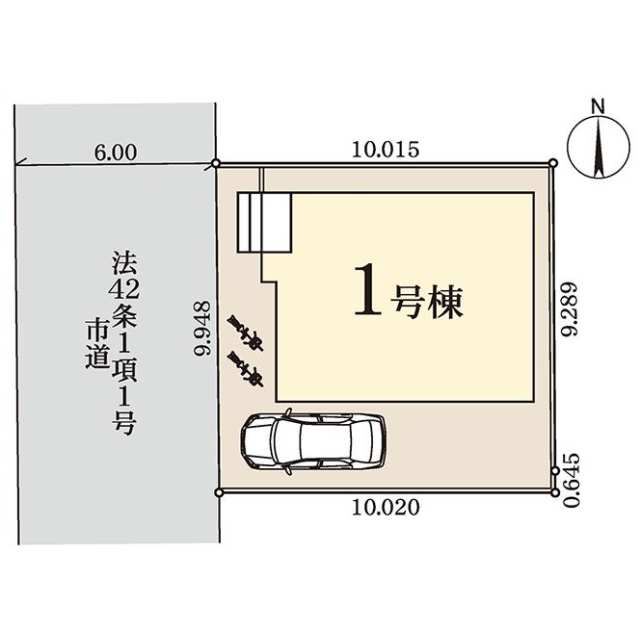 五香西２丁目の区画図