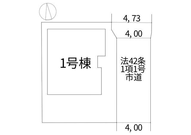 松戸市五香８丁目０１期の区画図