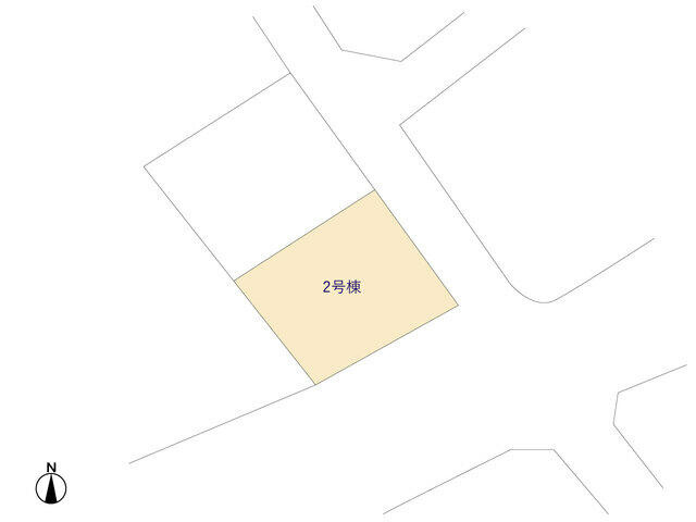 ４３８６鎌ヶ谷市南鎌ヶ谷６期２棟の区画図