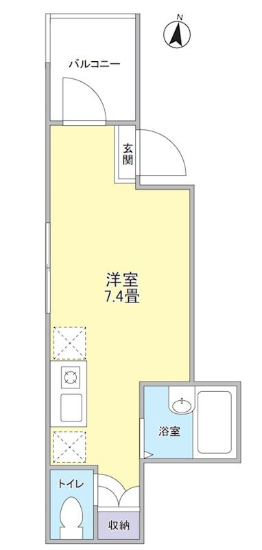 アルファ西日暮里の間取り
