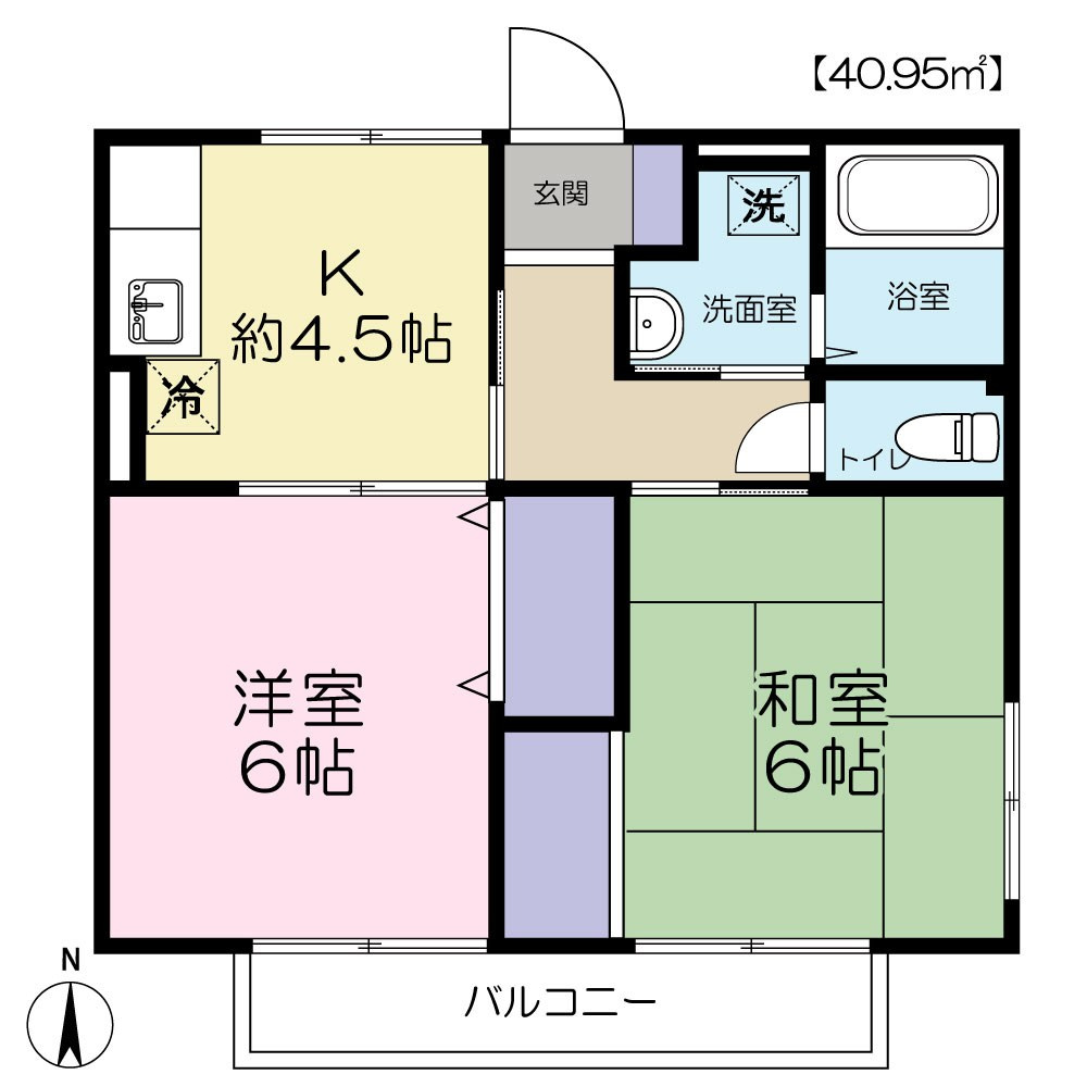 ジュネス桜台の間取り