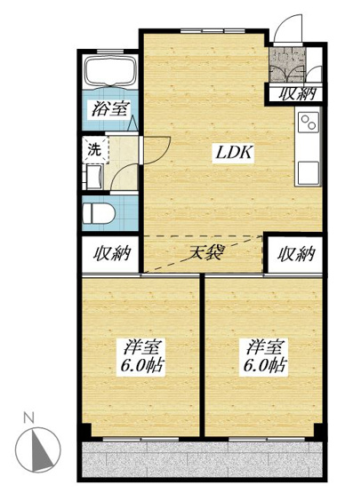 【間取り】 | 藤栄マンション