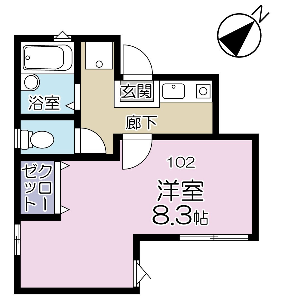 イーストハイムの間取り