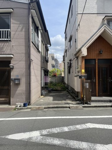 栄町　売地の前面道路含む現地写真