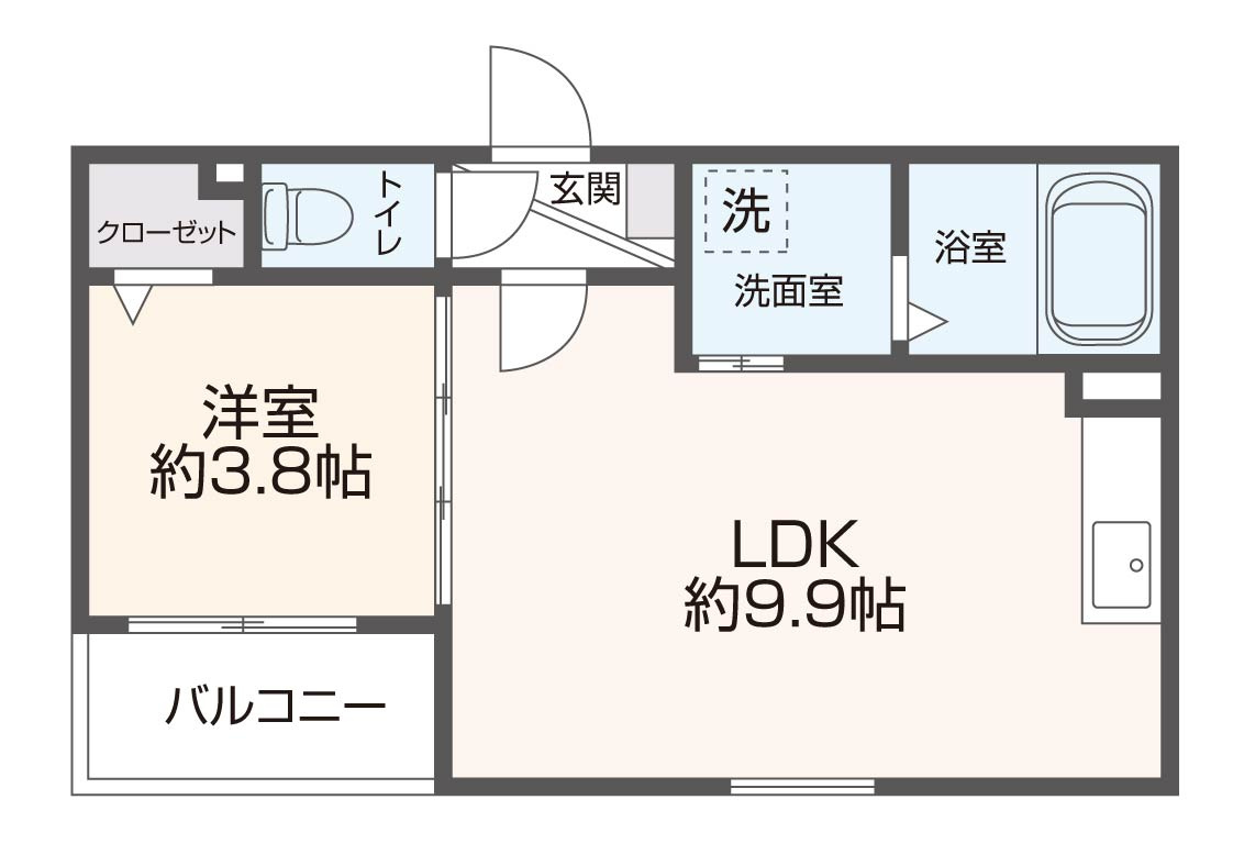 Torrie友井の間取り