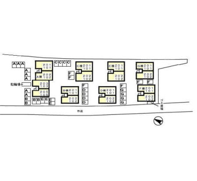 【区画図】 | セブンオークス A・B・C・D・E・F・G