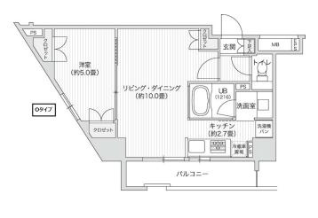 【間取り】 | レジディア笹塚Ⅱ