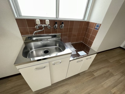 【キッチン】 | 山田マンション | コンパクトなキッチンで掃除もラクラク