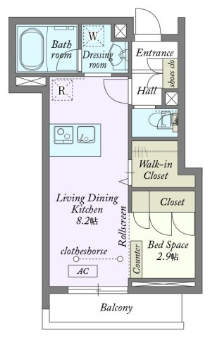 My Style vintage大崎百反坂の間取り|My Style vintage大崎百反坂