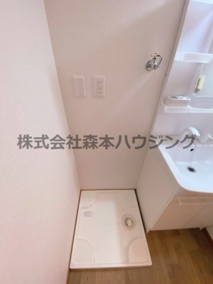 【設備】 | 　中村マンション | 室内洗濯機置き場です