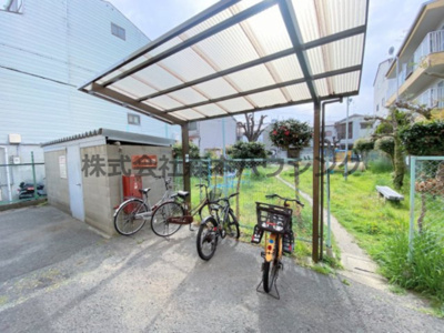 【その他共用部分】 | 　中村マンション | 駐輪場です