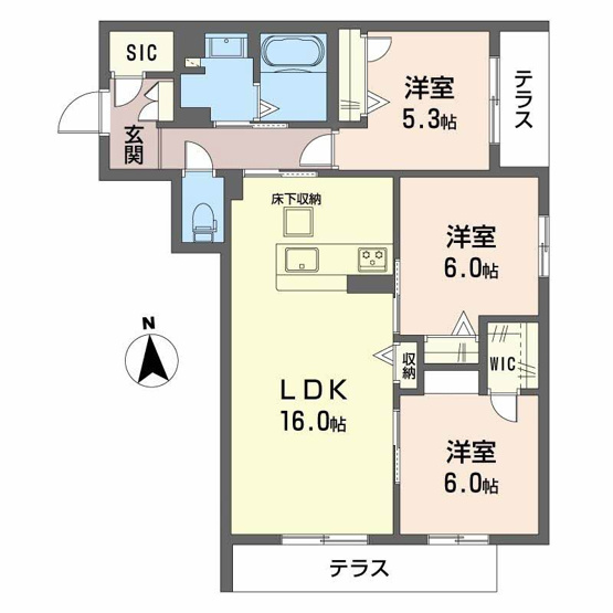 【間取り】 | シャーメゾン　バルーンフラワー