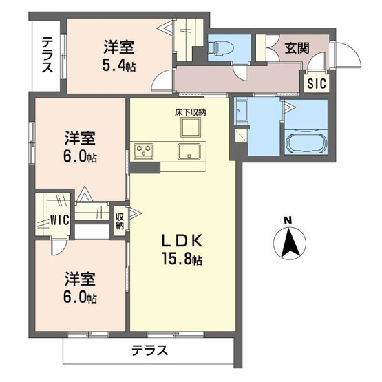 【間取り】 | シャーメゾン　バルーンフラワー