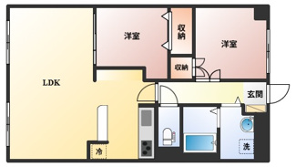【間取り】 | グレースフルハイツ１号館