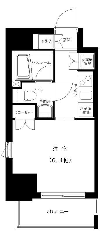 グランフォース町屋の間取り|間取りです。