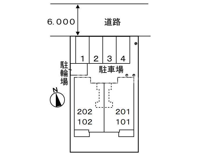 アルドールセレノⅡの駐車場|駐車場