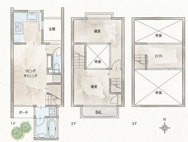 丹波口 「やっほー！」とオープンになれる京町家の間取り