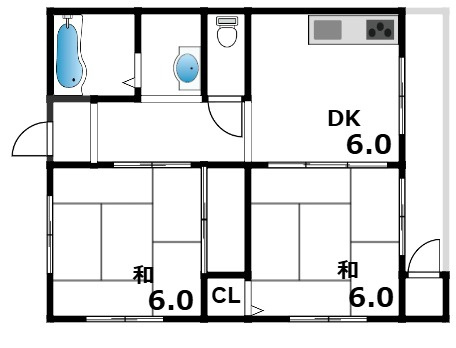リアライズ朝日ヶ丘Ⅰの間取り