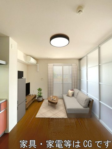 大黒屋ハイツ 三番館の居間・リビング