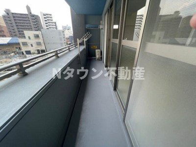 【バルコニー】 | ラパス大井橋 | 広々としたバルコニーです