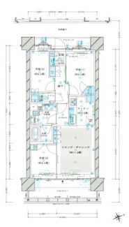 【間取り】 | ドレッセタワー南町田グランベリーパーク | 間取図