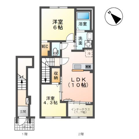 【間取り】 | （仮称）千葉市中央区大森町新築アパート