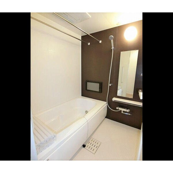 ウェスタ久留米けやき通り1の浴室|落ち着いた空間のお風呂です