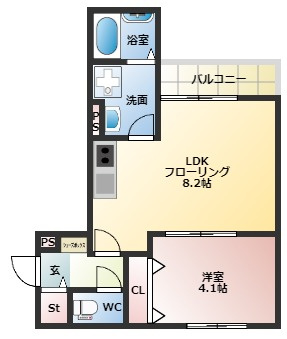 ベルモの間取り
