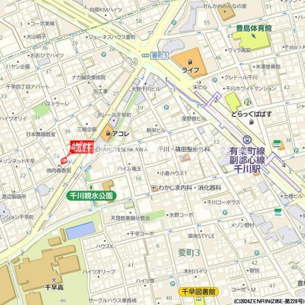 レガリア千川【おとり物件なし】#学生・社会人にオススメ！初期費用分割払いOK！の地図
