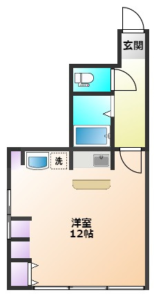 小平市学園西町２丁目の賃貸マンションの間取り