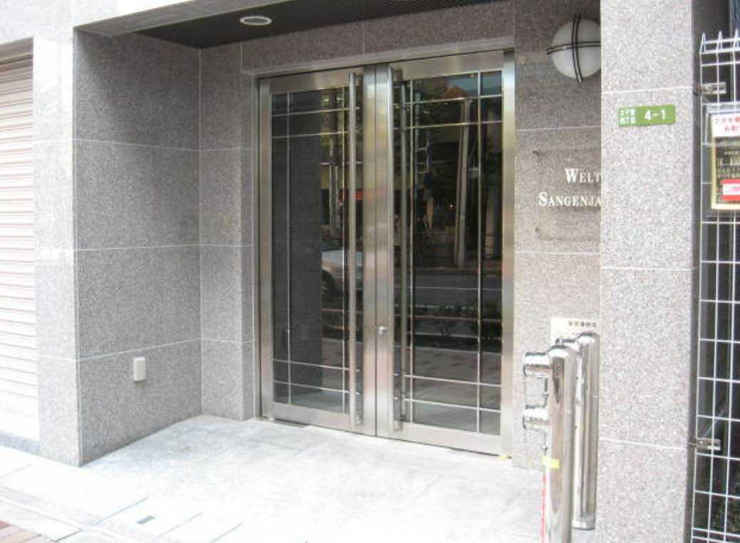 ヴェルト三軒茶屋Ⅱ　駅近　礼金０　分譲賃貸のエントランス