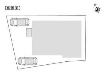 上田市生田　中古戸建の区画図|土地面積は約62坪とゆとりのある広さです。