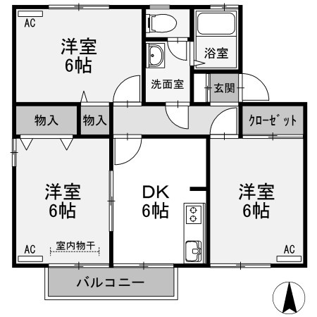 【間取り】 | ヴェルフィーユA