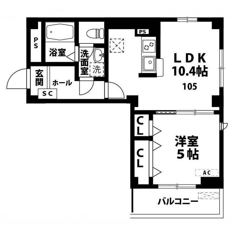 メルベージュの間取り