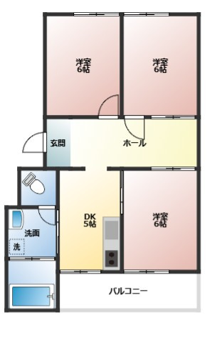 焼山第3マンションの間取り